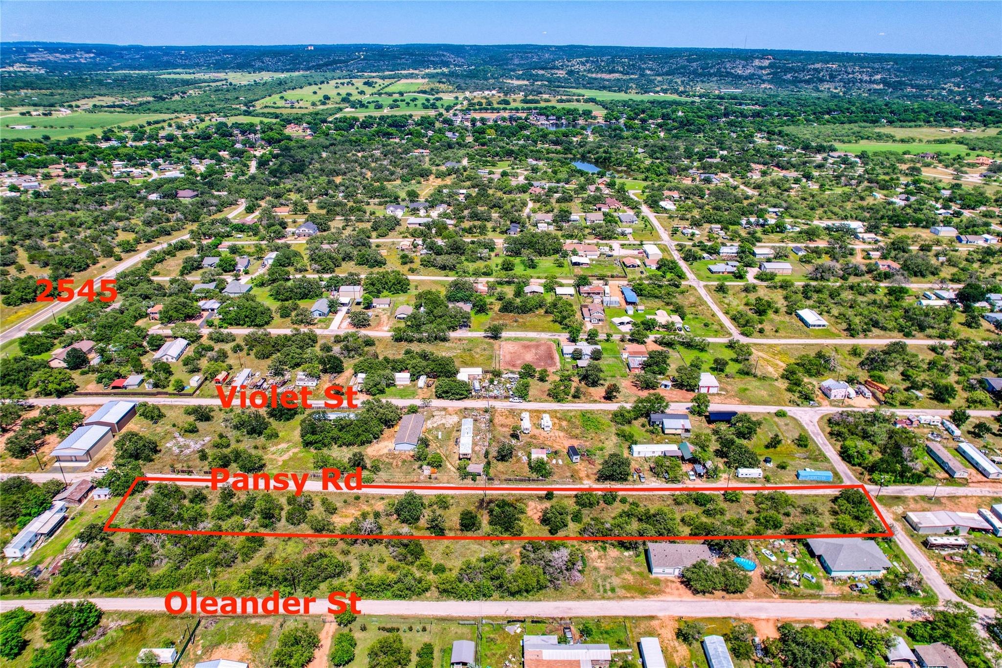Lots 48-80 Pansy Rd, Kingsland, TX 78639